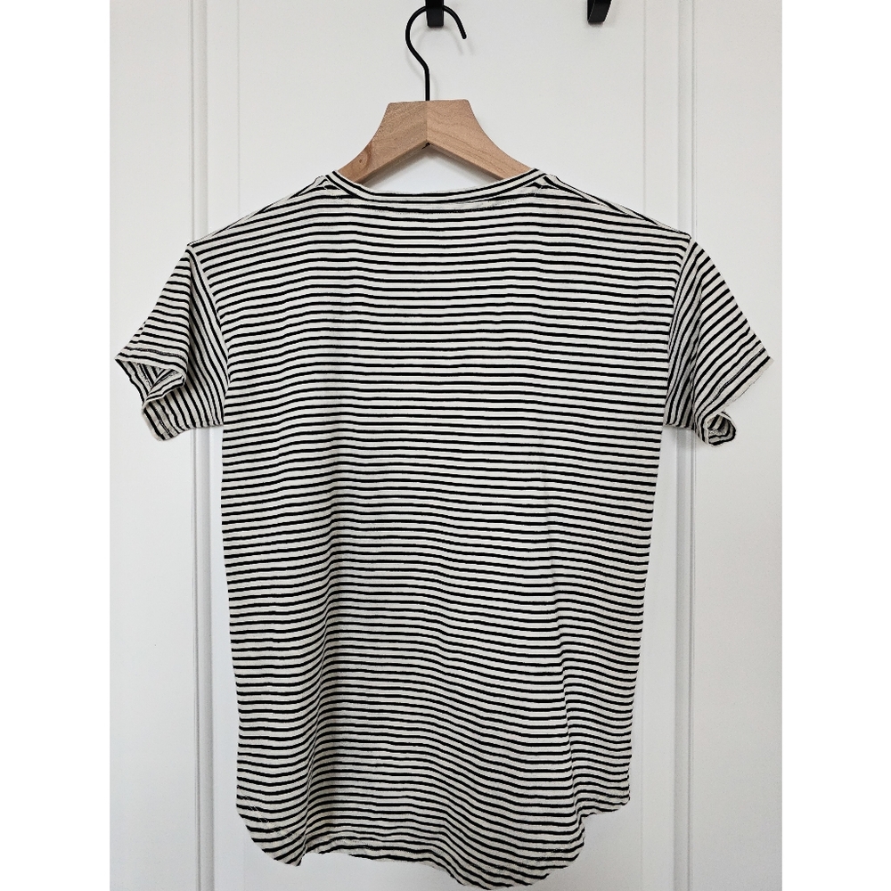 Madewell | Striped Round Hem Tee - Picture 5 of 9